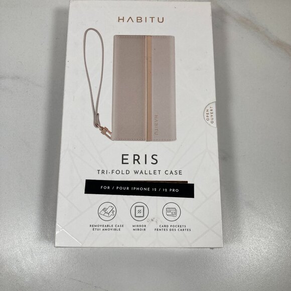 Habitu - iPhone 12 / 12 Pro Tr-Fold Wallet Case - NWT - Picture 1 of 4
